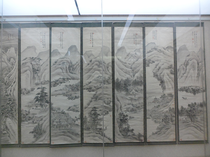 中华民国郑环海山水画